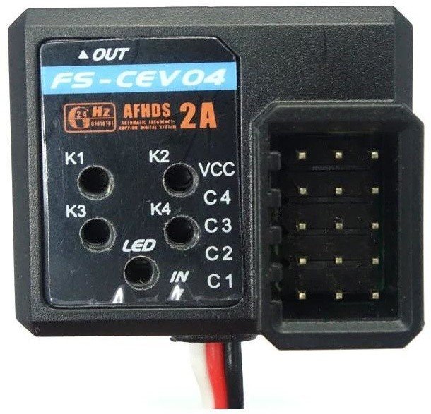 4-х канальный приемник FS-CEV04 i-Bus Serial Bus - FS-CEV04