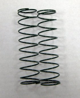 Rear shock springs, Medium (1.4mm/P12)(Green) - GSC-892011