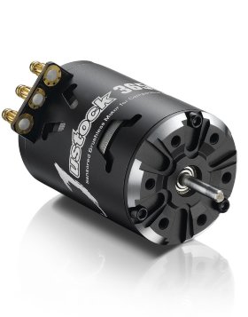 Бесколлекторный сенсорный мотор Justock 3650SD 25.5T BLACK G2 для шоссейных и дрифтовых моделей масш