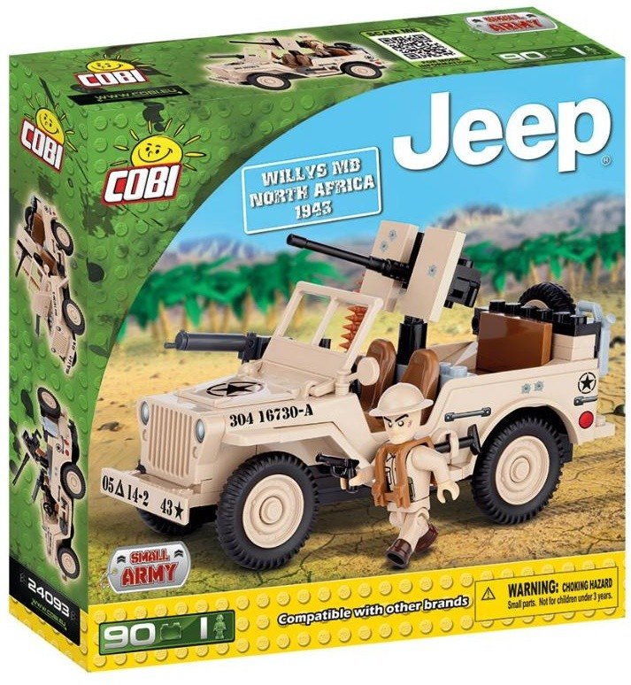 Конструктор COBI Jeep Willys MB North Africa 1943 - COBI-24093