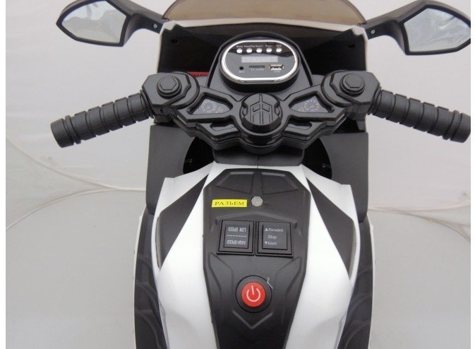 Электромотоцикл (белый) Jiajia - LQ-168