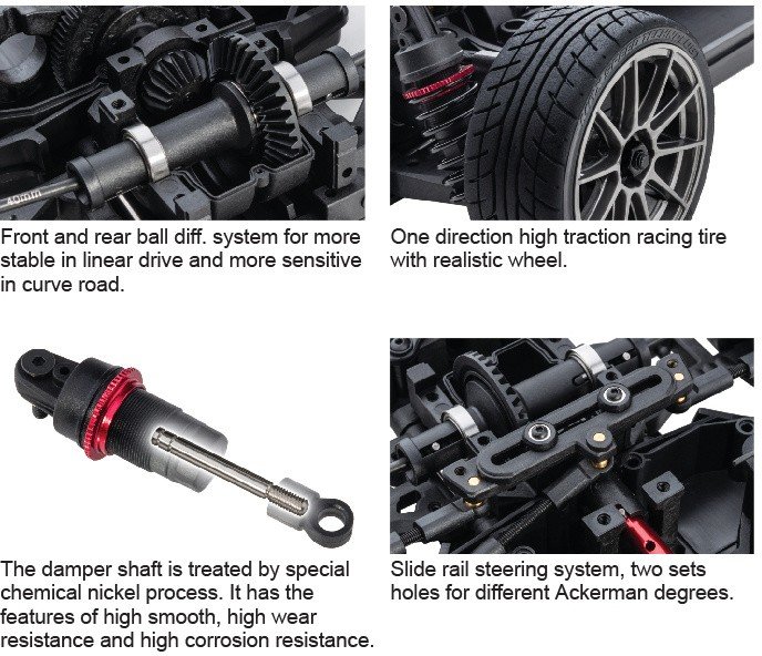 Модель раллийного автомобиля MST XXX-R TOYOTA FT-86 White 4WD RTR масштаб 1:10 2.4G - MST-531104W