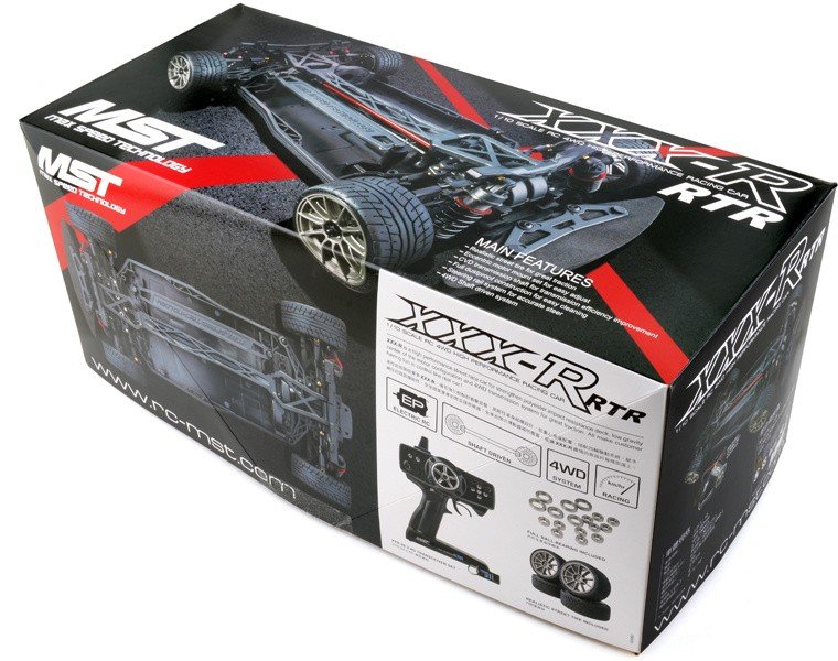 Модель раллийного автомобиля MST XXX-R TOYOTA FT-86 White 4WD RTR масштаб 1:10 2.4G - MST-531104W