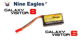 Аккумулятор LiPo 3,7В(1S) 700mAh 30C Soft Case JST-BEC plug (for Nine Eagles Galaxy Visitor 8, Galaxy Visitor 6)