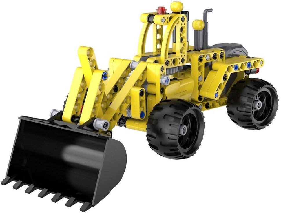 Конструктор погрузчик c инерционным механизмом Double E Cada Technics (213 деталей) - C52014W