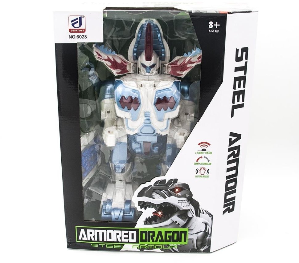 Радиоуправляемый робот трансформер 2 в 1 (робот и динозавр) Defatoys - DT-6028