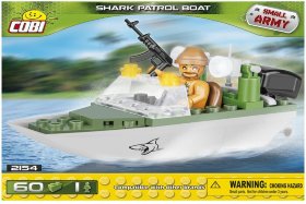 Пластиковый конструктор COBI Катер Shark patrol boat - COBI-2154