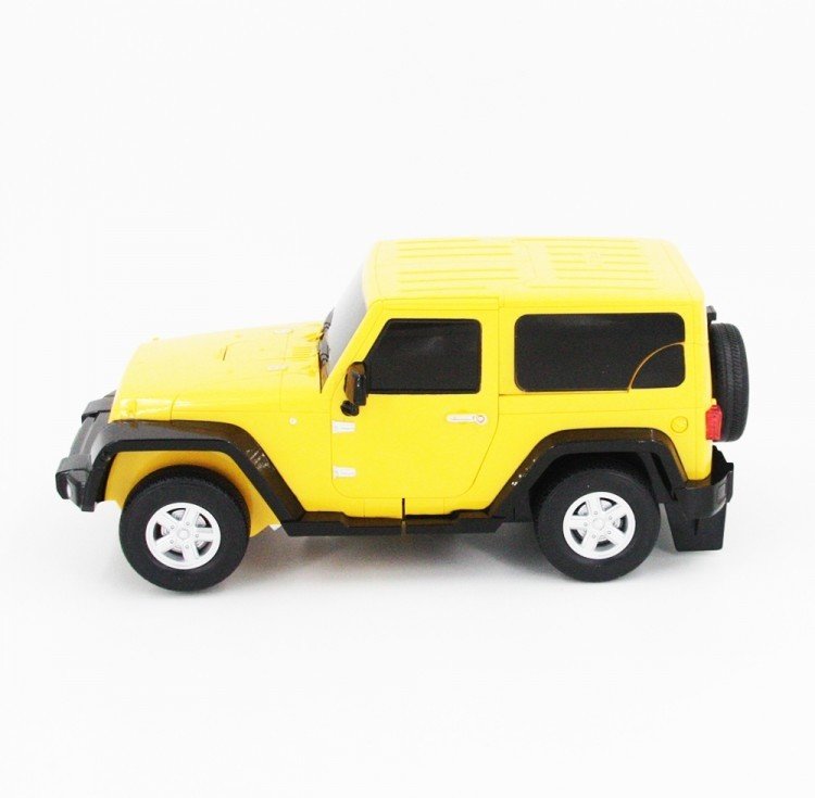 Радиоуправляемый робот трансформер Jeep Rubicon Yellow масштаб 1:14 - 2329PF