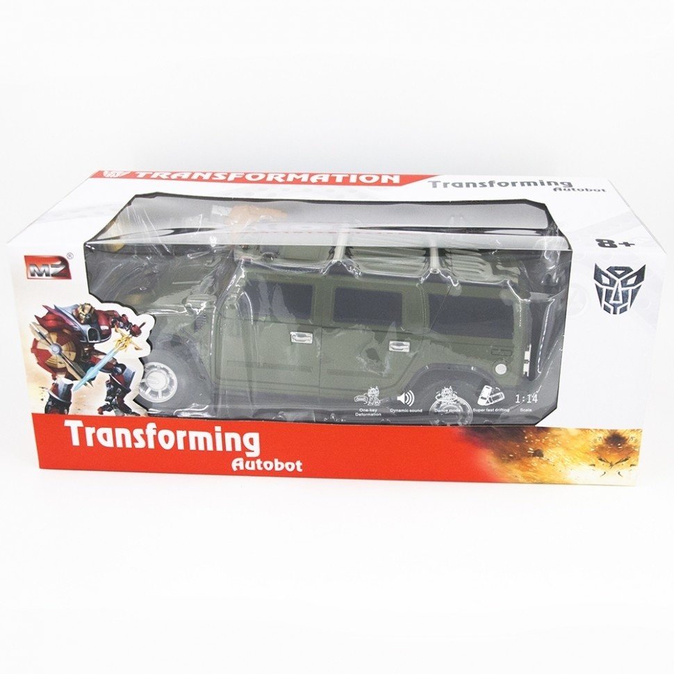 Радиоуправляемый трансформер MZ Model Hammer H2 Green 1:14 - MZ-2323P