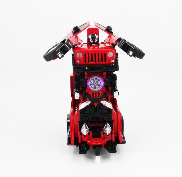 Радиоуправляемый робот трансформер MZ Model Jeep Rubicon Red 1:14 - MZ-2329PF