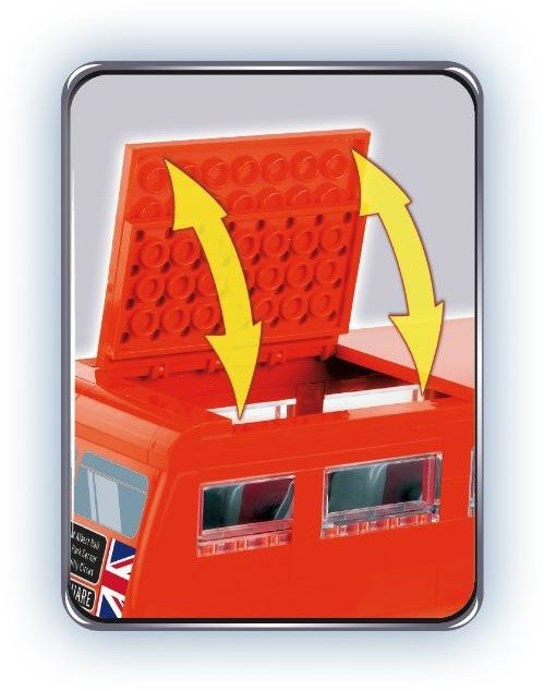 Конструктор COBI Лондонский двухэтажный экскурсионный автобус - COBI-1885