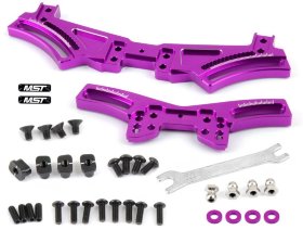 FXX Alum. quick adj. damper stay (purple) - MST-210477P