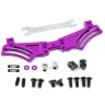 FXX Alum. rear quick adj. damper stay (purple) - MST-210478P