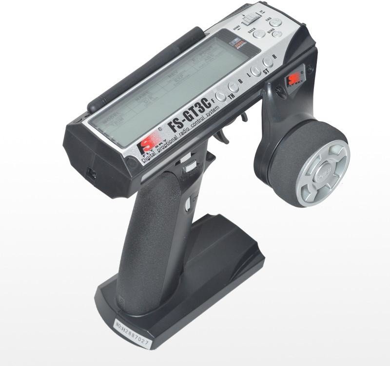 Радиоаппаратура FlySky GT3C с приемником GR3E (3 канала) 2.4гГц - FS-GT3C+GR3E