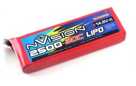 Аккумулятор nVision LiPo 14.8V 4S 30C 2500 mAh - NVO1814