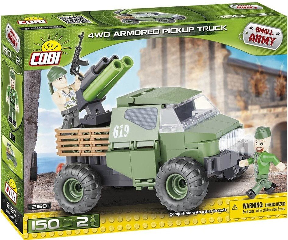 Конструктор COBI Армейский пикап Armored Pickup Truck 4WD - COBI-2160
