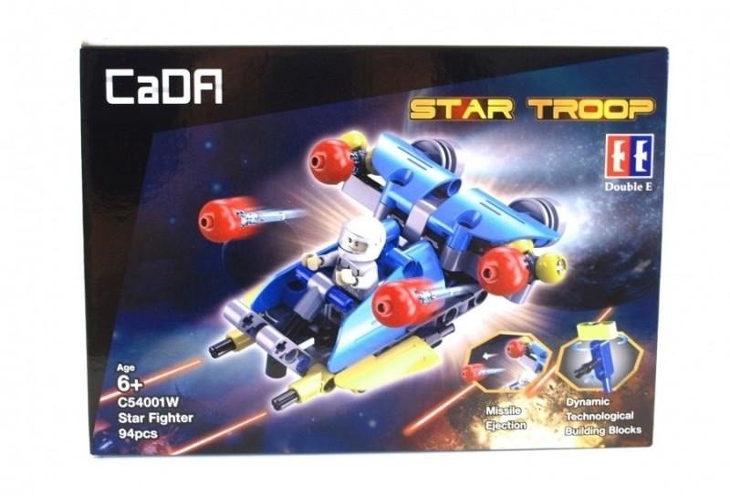 Конструктор Double E Cada Technics звездный отряд, соберите звездный корабль с C54002W+03W+04W (94 детали) - C54001W
