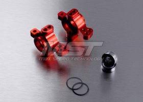 Alum. front upright (red) (2) - MST-210239R