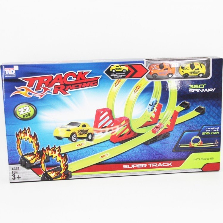 Детский пусковой трек TENGLEADER Track Racing длина трека 550 см - 68816
