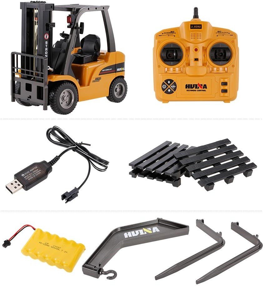 Радиоуправляемый погрузчик HUI NA TOYS масштаб 1:10 2.4G - HN1577