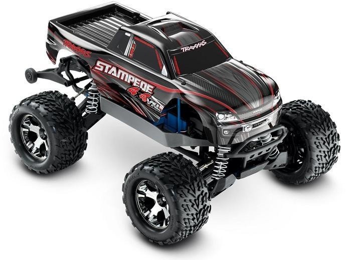 Радиоуправляемый монстр Stampede 4x4 VXL 4WD RTR масштаб 1:10 2.4G - TRA67086-4