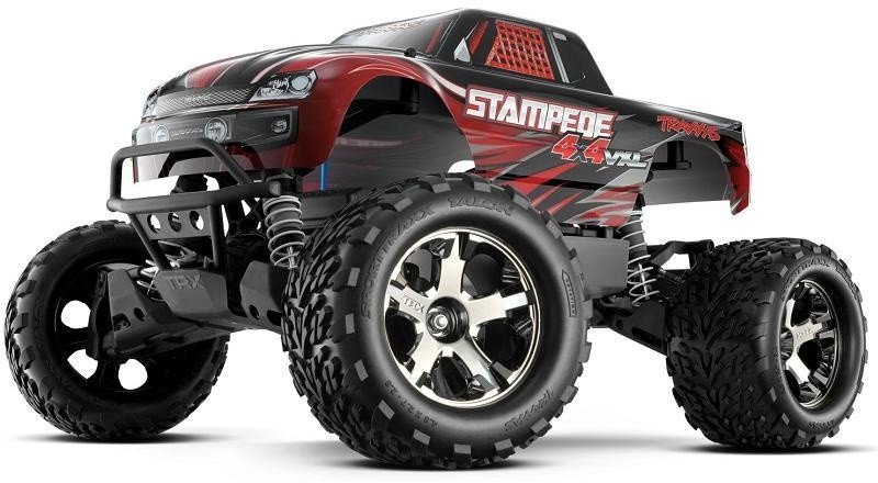 Радиоуправляемый монстр Stampede 4x4 VXL 4WD RTR масштаб 1:10 2.4G - TRA67086-4
