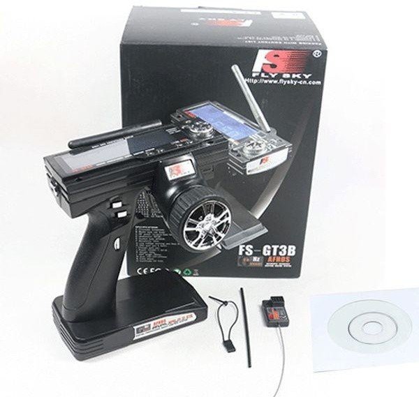 Радиоаппаратура FlySky GT3B с приемником GR3E (3 канала) 2.4гГц - FS-GT3B+GR3E